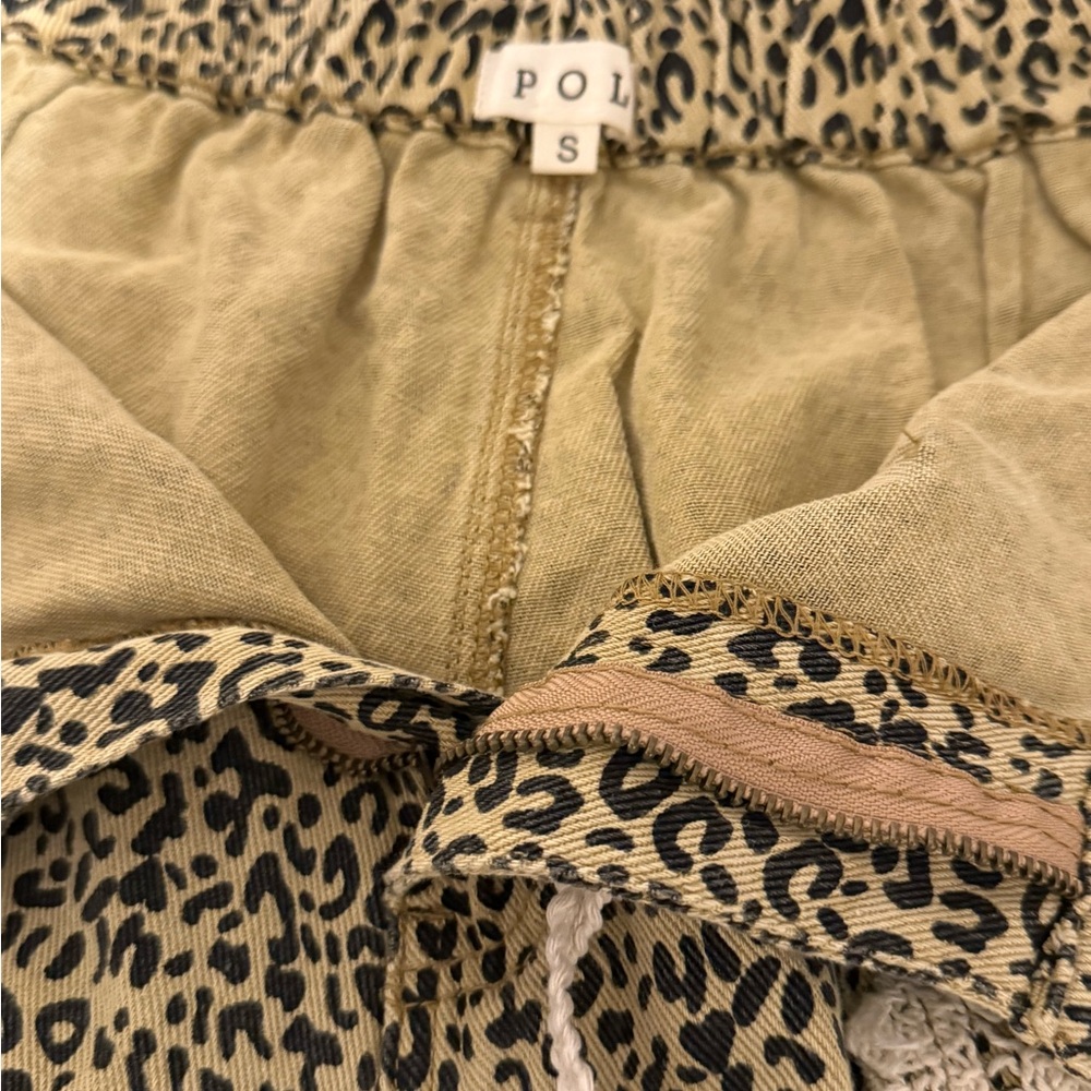 POL Leopard Patchwork Joggers - image 5